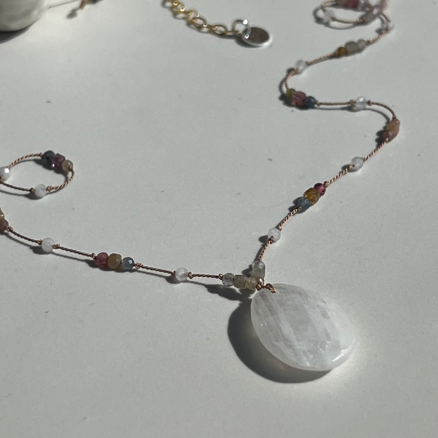 Collier attrape rêves pierre de lune