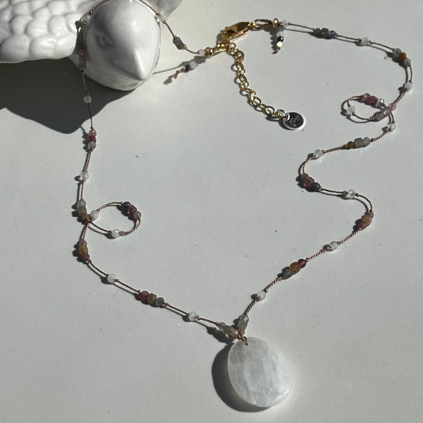 Collier attrape rêves pierre de lune