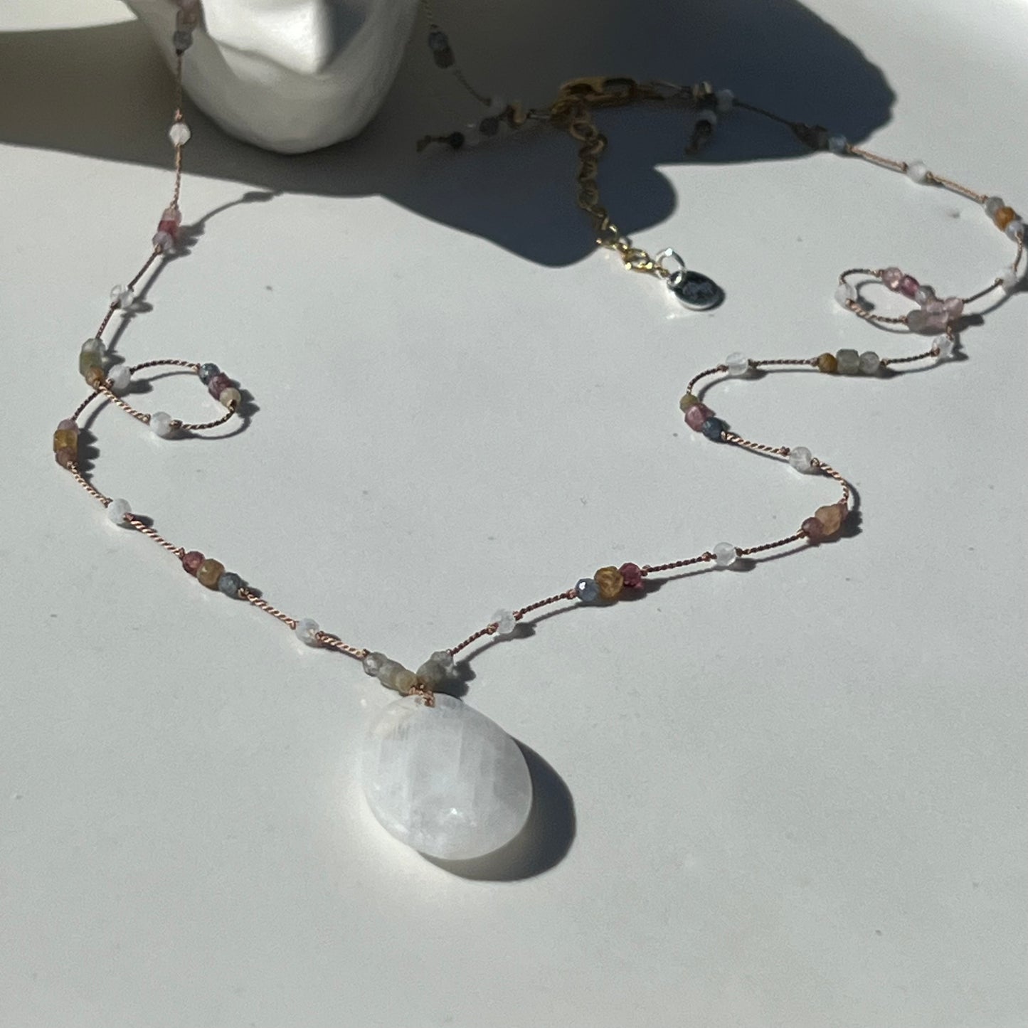 Collier attrape rêves pierre de lune