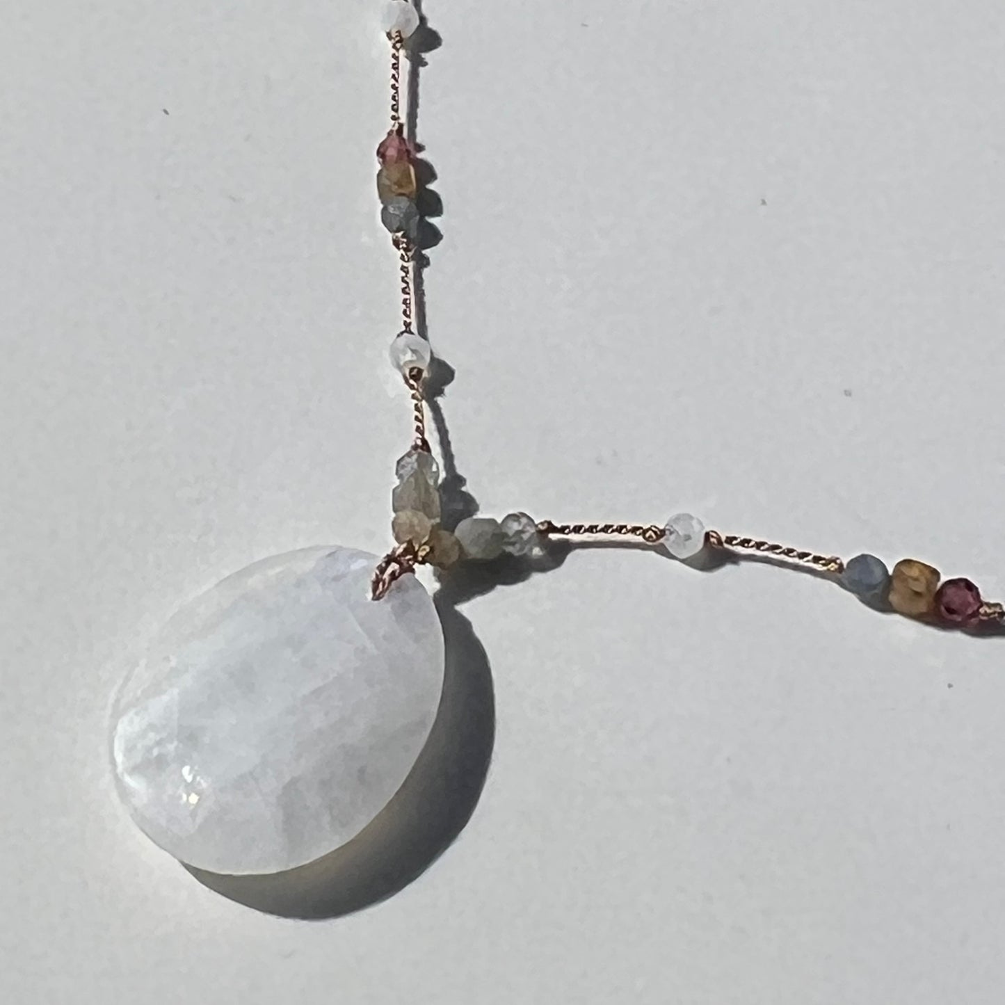 Collier attrape rêves pierre de lune