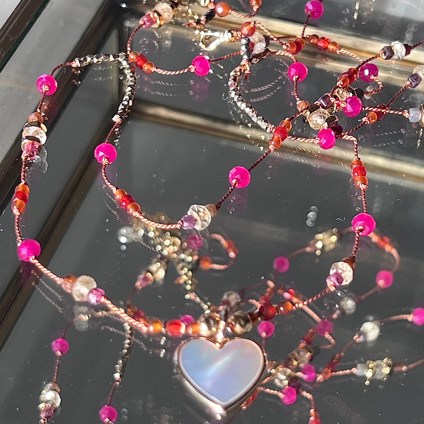 Sautoir "Accroche Cœur"