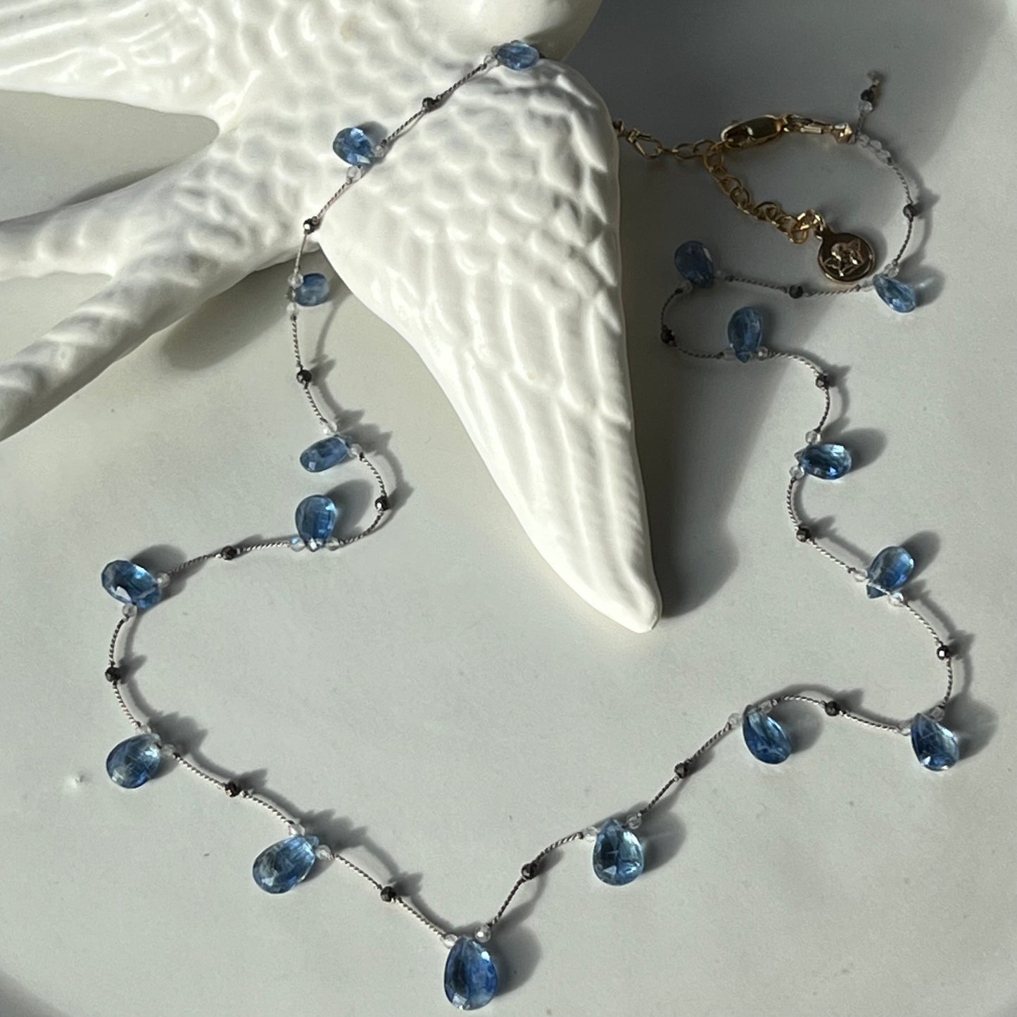 Collier Plumetis cyanites