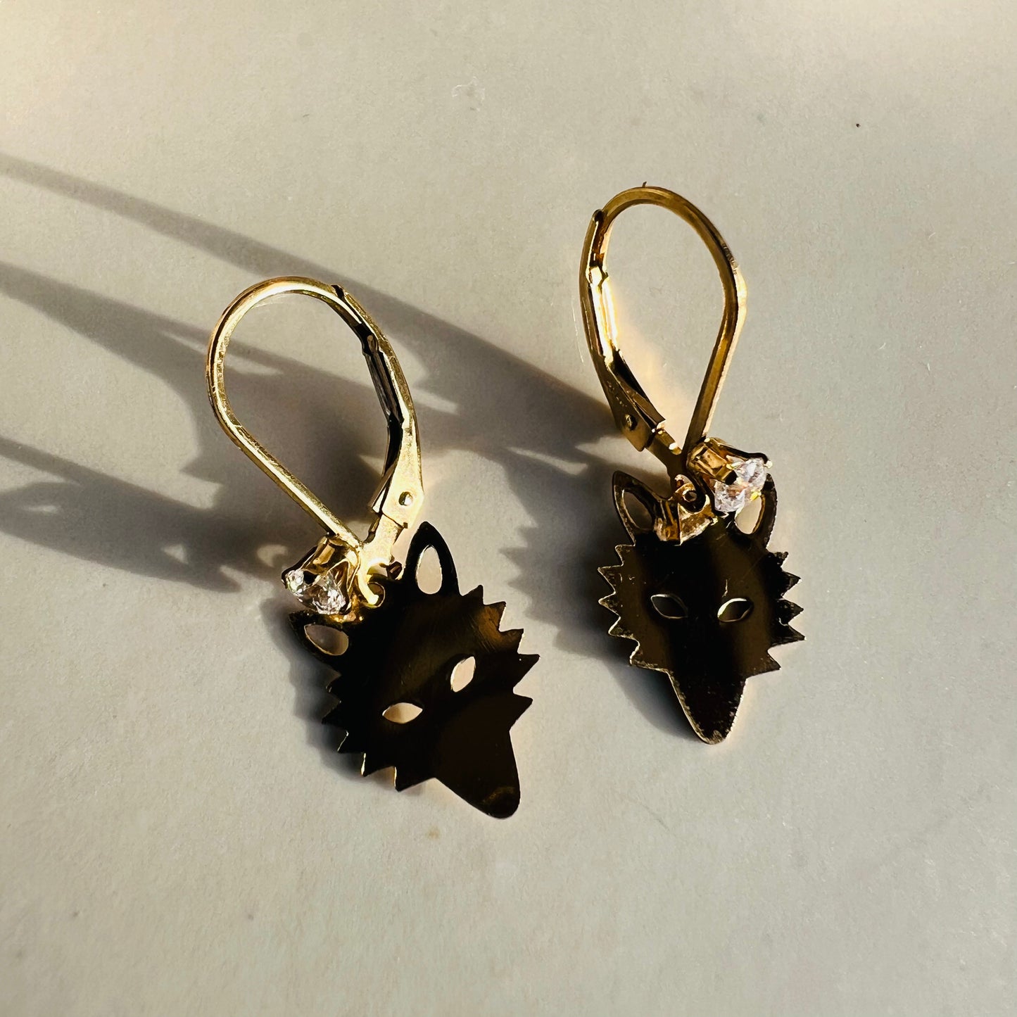 Boucles d'oreilles "Louves"