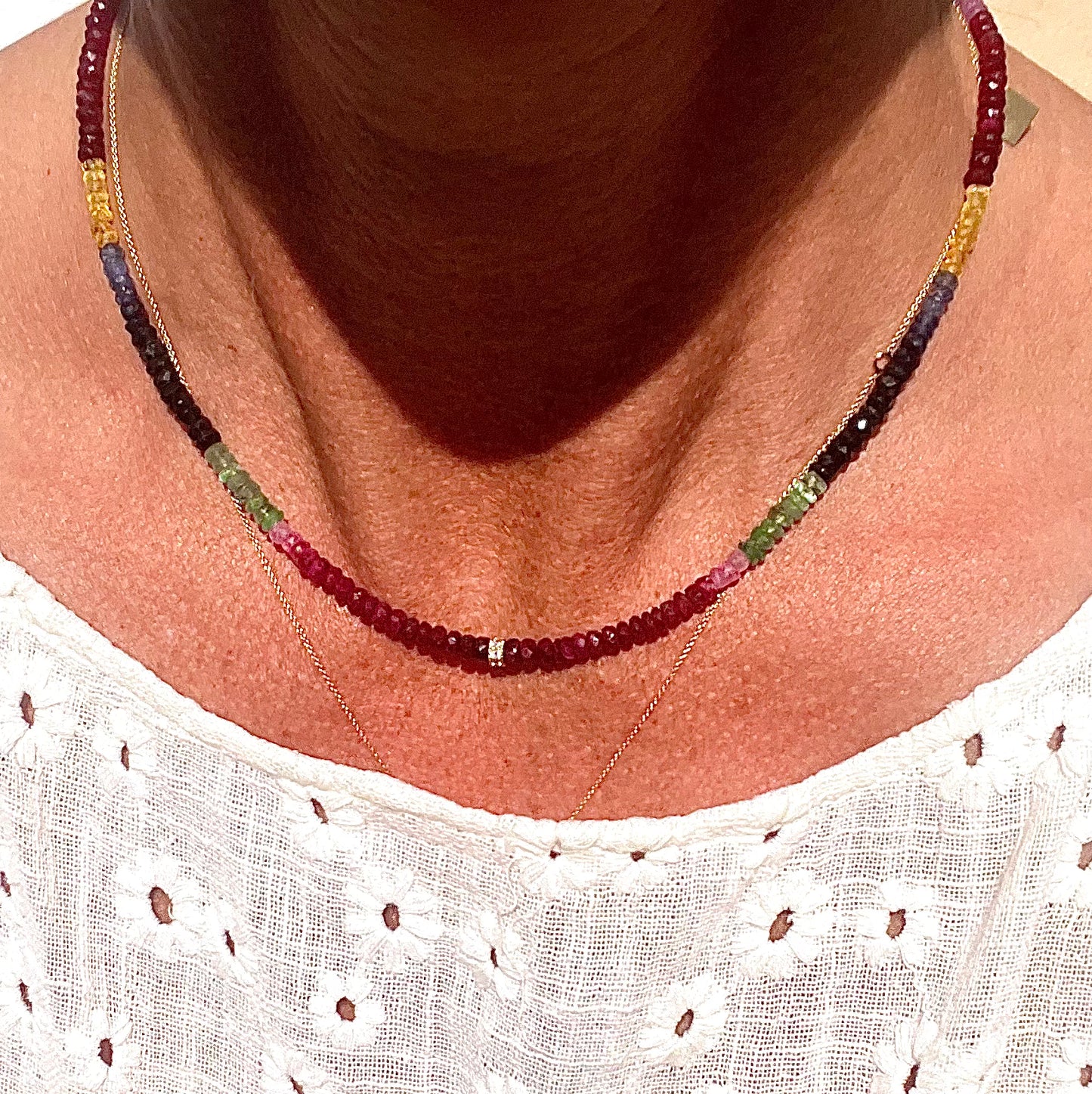 Collier court "Athénaïs"