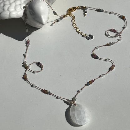 Collier attrape rêves pierre de lune