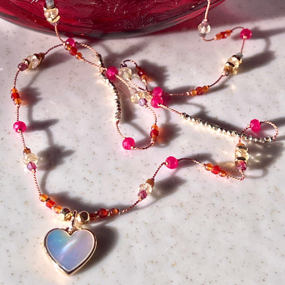 Sautoir "Accroche Cœur"