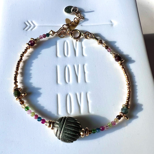 Bracelets Scarabées