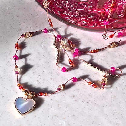 Sautoir "Accroche Cœur"
