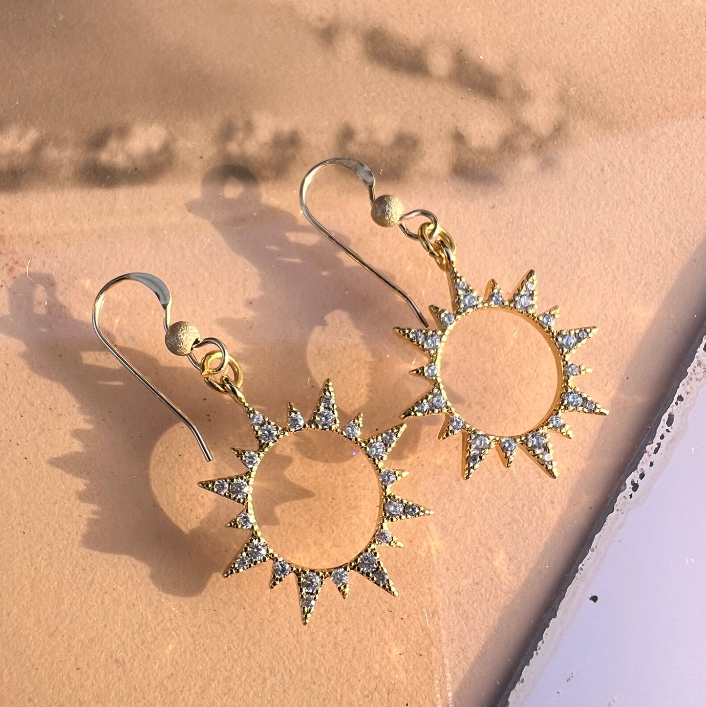 Boucles d'oreilles "Soleil"